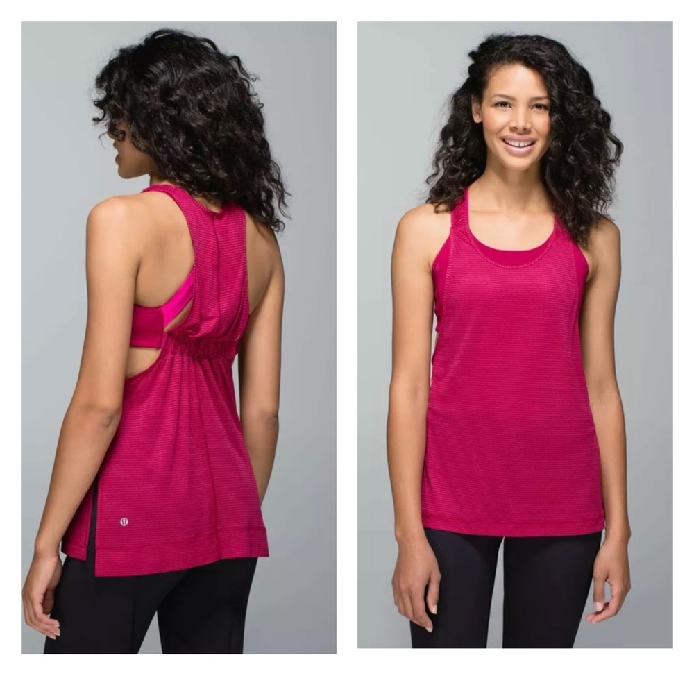 Lululemon Stash It Tank in Bumble Berry Size 8